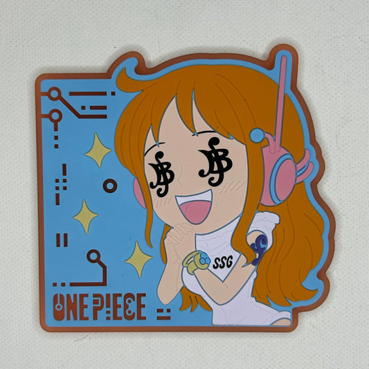 One Piece Nami Rubber Untersetzer