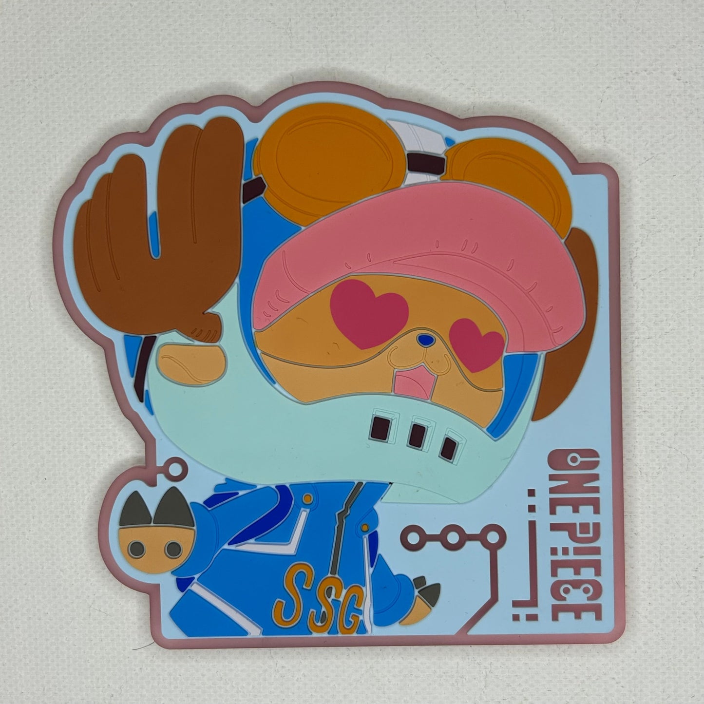 One Piece Chopper Rubber Untersetzer