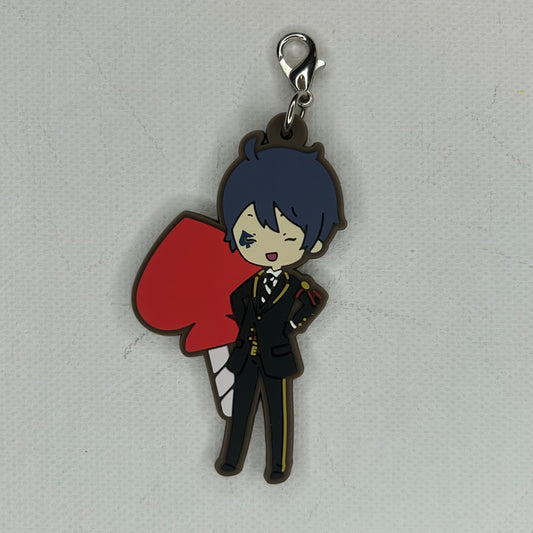 Twisted Wonderland Deuce Spade Rubber Strap Anhänger