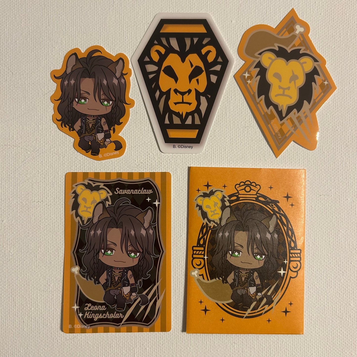 Twisted Wonderland Leona Kingscholar  Sticker Set