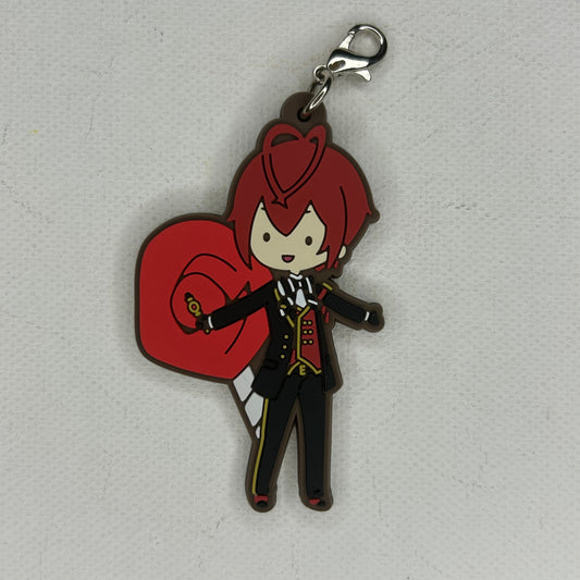 Twisted Wonderland Riddle Rosehearts Rubber Strap Anhänger